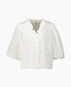 Co'Couture Blouse Sueda Puff Wit