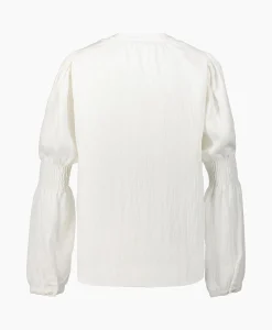 Co'Couture Blouse Sueda Smock Sleeve Wit