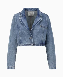 Co'Couture Jack Vika Crop Blauw