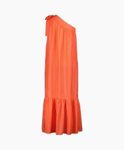 Co'Couture Maxi Jurk Callum Assymetrisch Peach