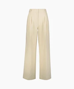 Co'Couture Pantalon Vola Long Pleat Beige