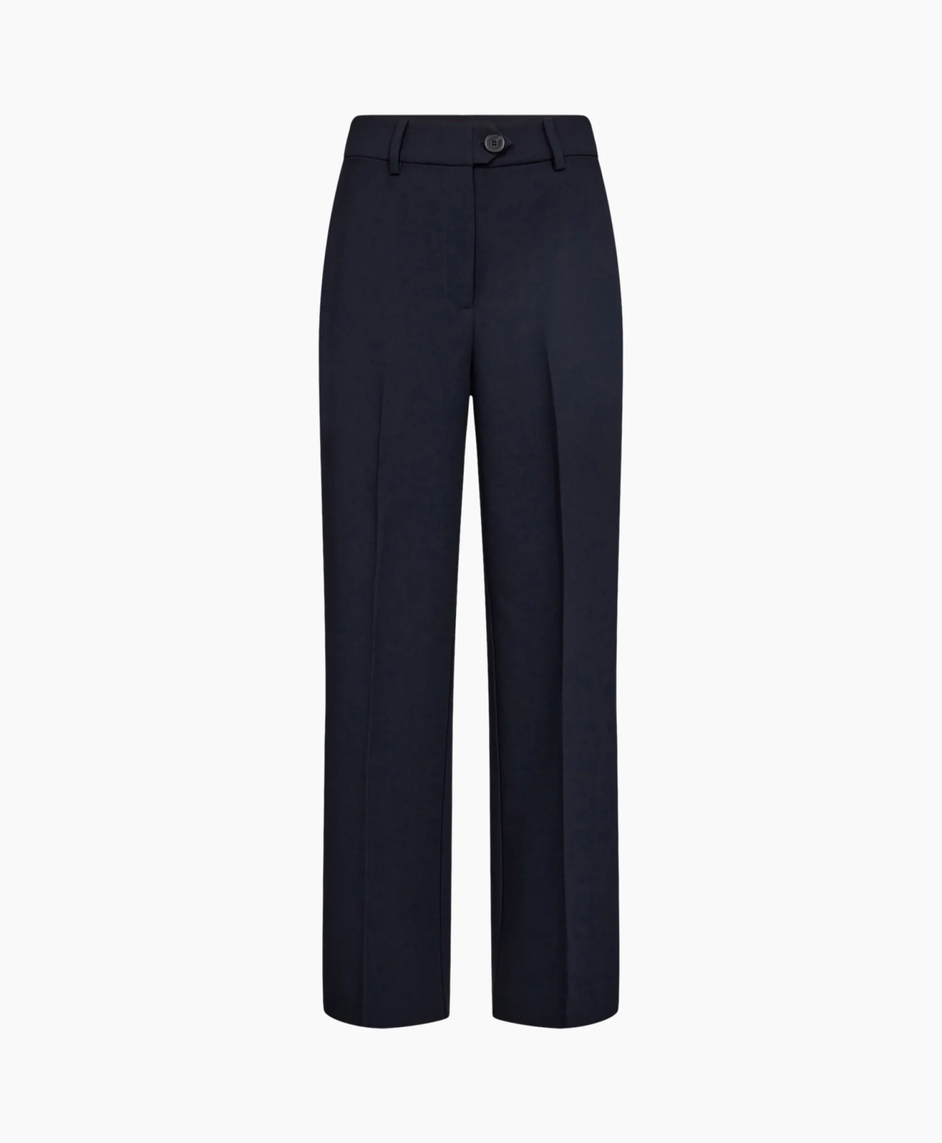Co'Couture Pantalon Vola Wide Donker Blauw