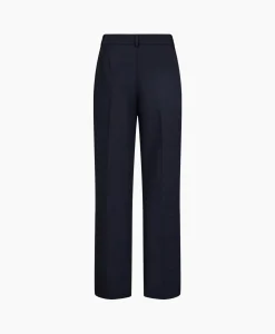 Co'Couture Pantalon Vola Wide Donker Blauw