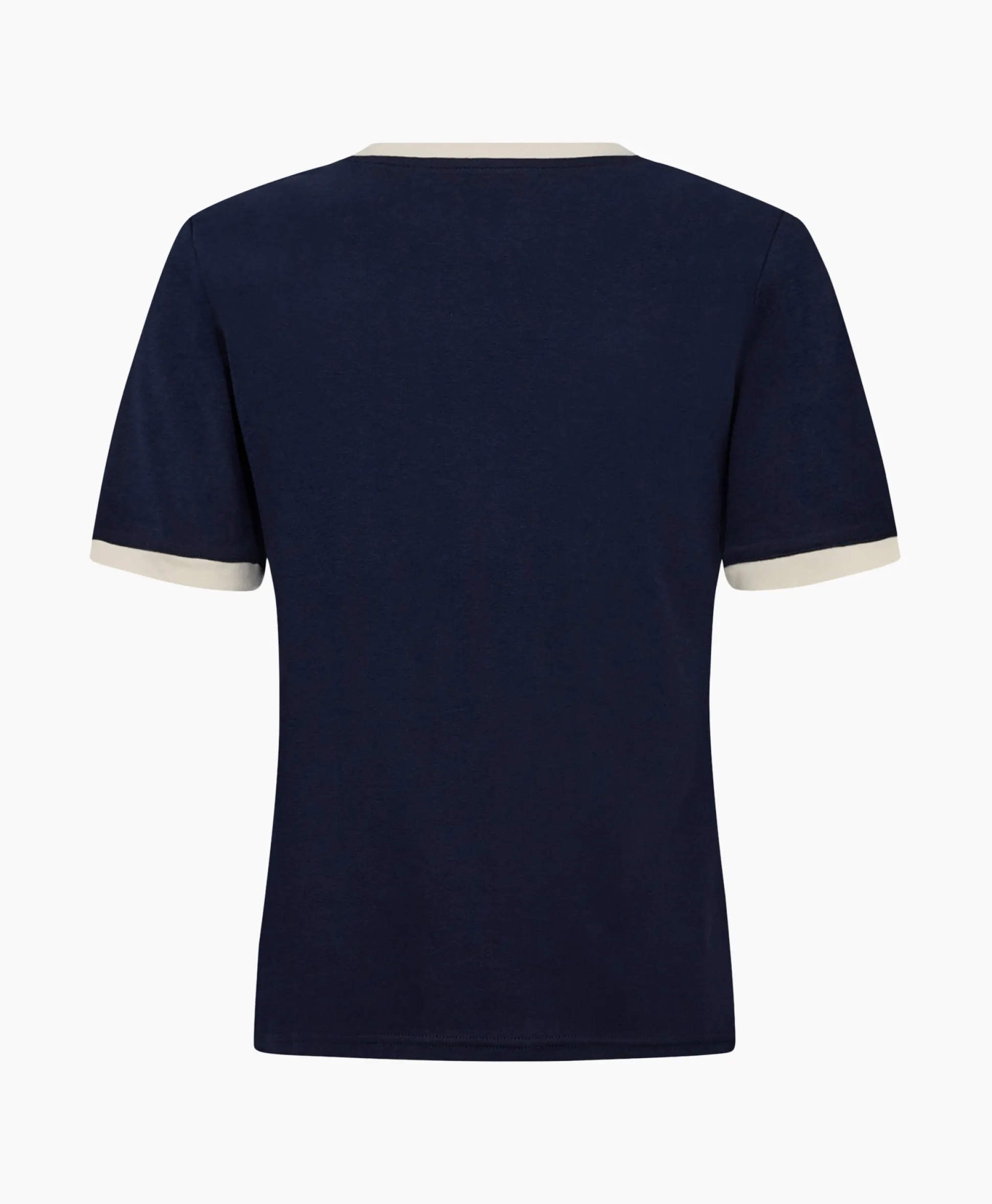 Co'Couture T-Shirt Korte Mouw Edge Donker Blauw