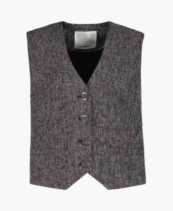 Co'Couture Vest Tamia Zwart