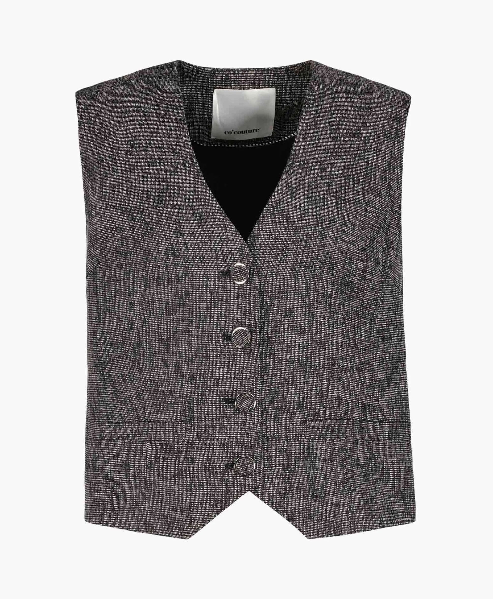 Co'Couture Vest Tamia Zwart
