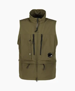 Cp Company Bodywarmer Cp Shell Utility Groen