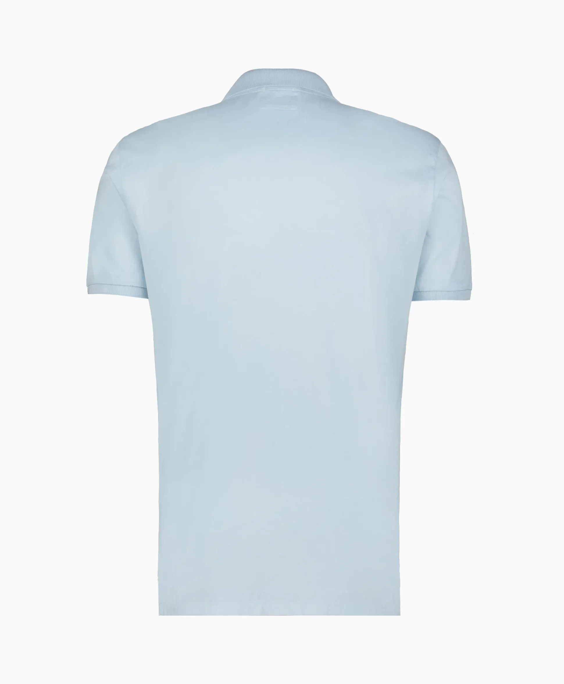 Cp Company Polo Mercerized Jersey Licht Blauw