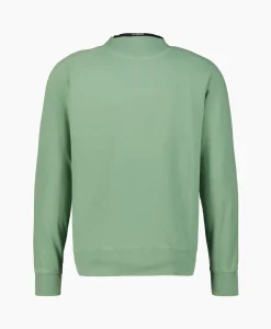 Cp Company Sweater Light Fleece Logo Groen