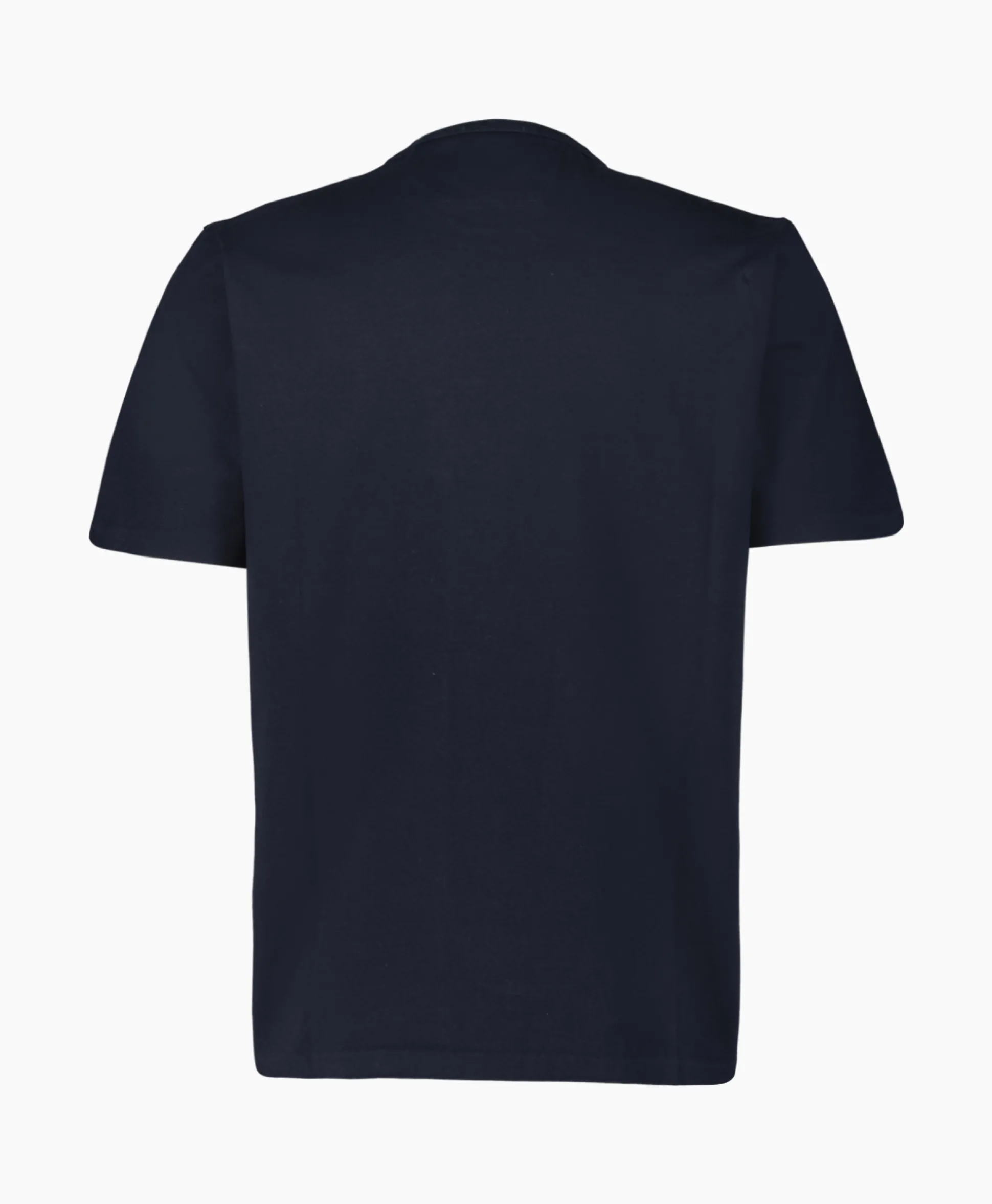 Cp Company T-Shirt Mercerized Jersey Twisted Logo Donker Blauw