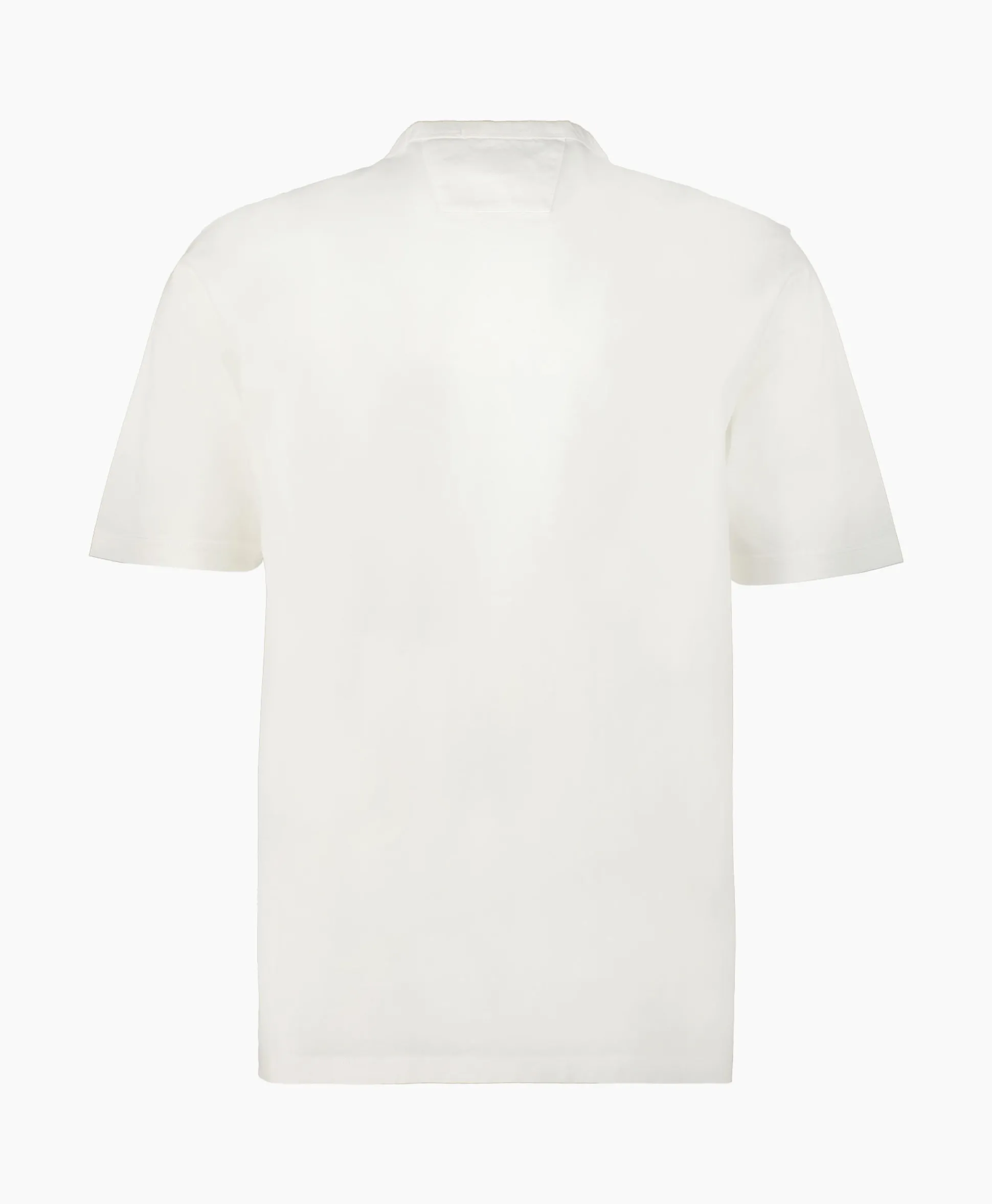 Cp Company T-Shirt Metrolopolis Mercerized Jersey Logo Wit