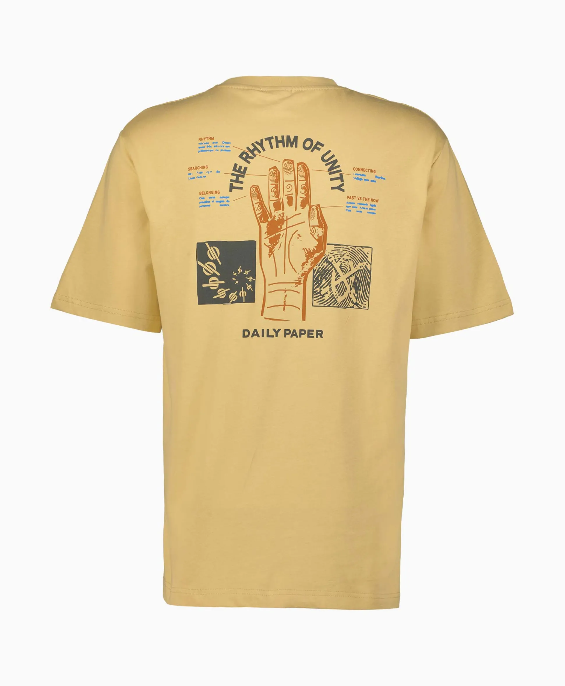 Daily Paper T-Shirt Korte Mouw Identity Beige