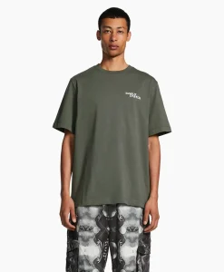Daily Paper T-Shirt Korte Mouw Hand Donker Groen