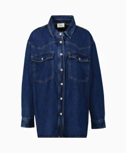 D'Arc Blouse Carpi Blauw