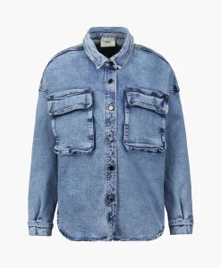 D'Arc Blouse Cunro Licht Blauw