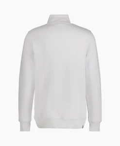 Denham Denham Logan Half Zip Sweat Ss Beige
