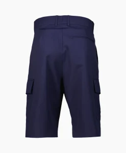 Drole De Monsieur Korte Broek Le Short Cargo Laine Donker Blauw