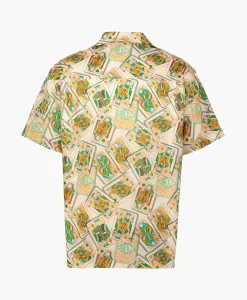 Drole De Monsieur Overhemd La Chemise Jeu De Cartes Peach