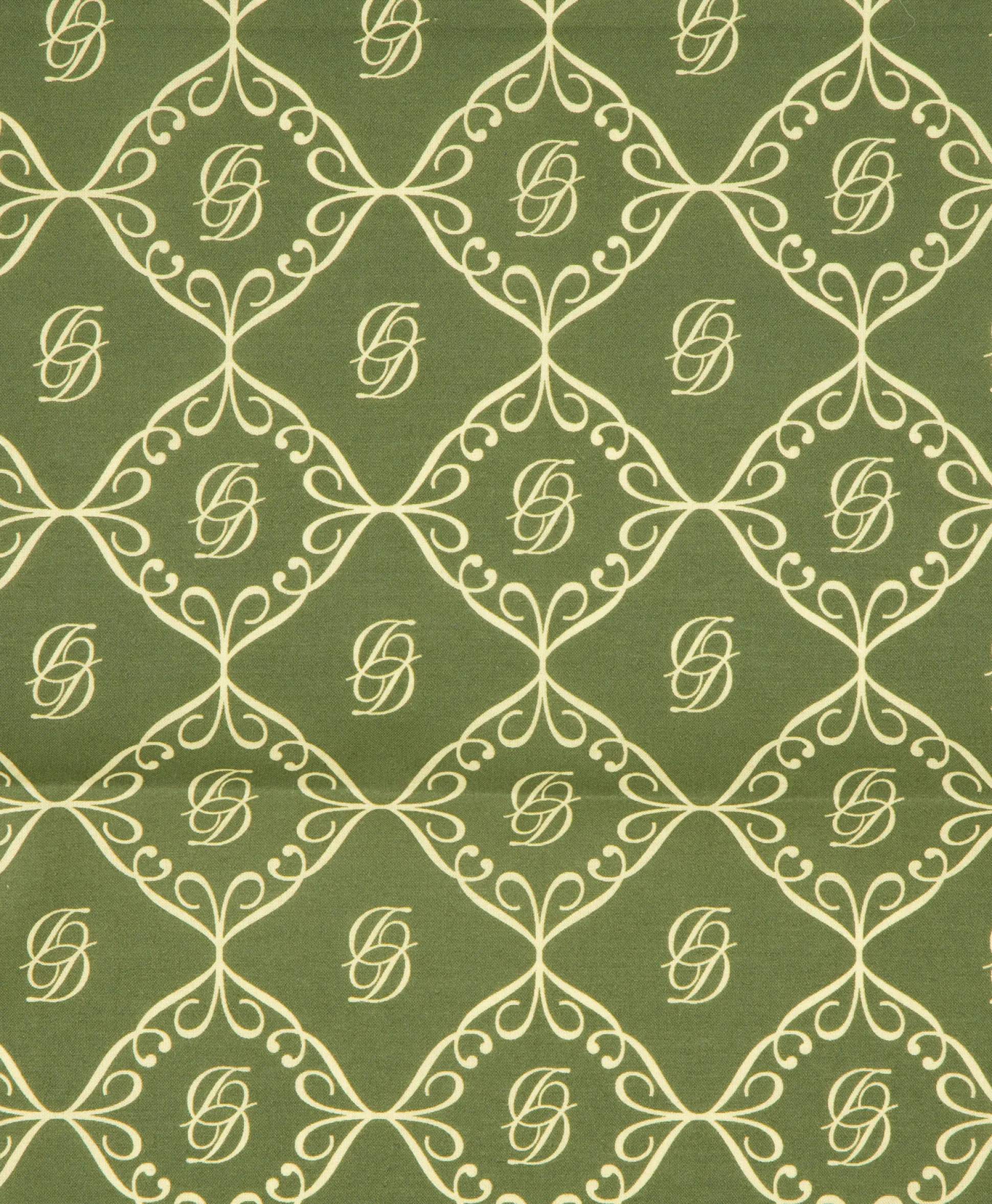 Drole De Monsieur Sjaal La Foulard Monogramme Khaki