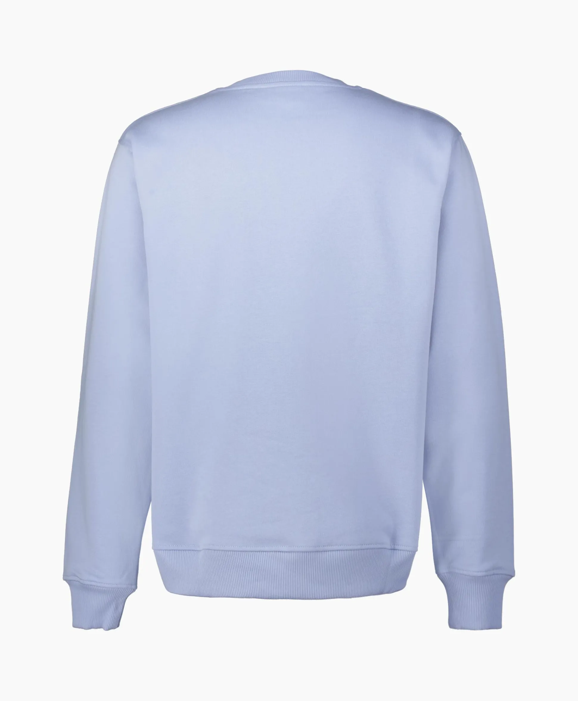 Drole De Monsieur Sweater Le Sweatshirt Slogan Licht Blauw