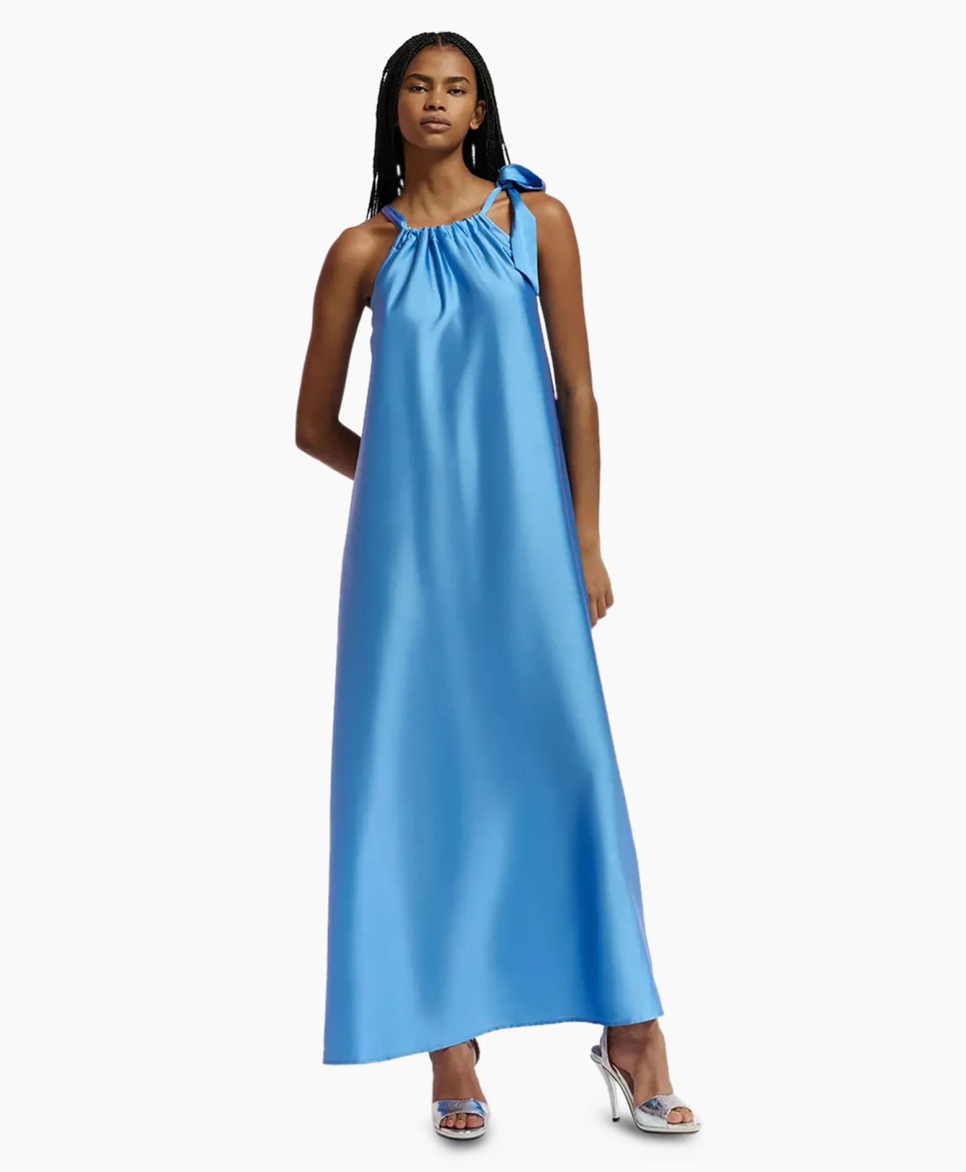 Essentiel Antwerp Maxi Jurk Famson Blauw