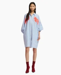 Essentiel Antwerp Mini Jurk Frilled Off White