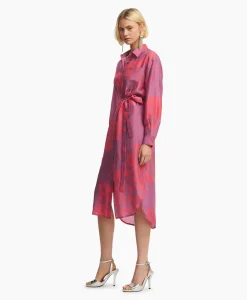 Essentiel Antwerp Mini Jurk Foxglove Pink