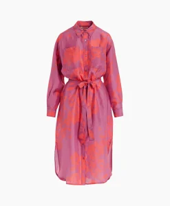 Essentiel Antwerp Mini Jurk Foxglove Pink
