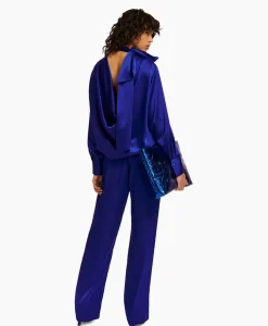 Essentiel Antwerp Top Esatin Blauw