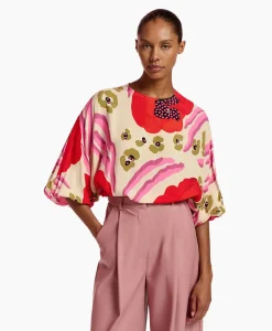 Essentiel Antwerp Top Flowerpower Off White