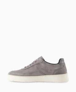 Filling Pieces Sneaker Mondo Suede Organic Grijs