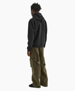 Flaneur Hoodie Botanical Zwart