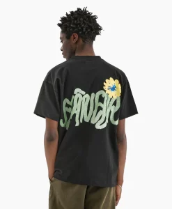 Flaneur T-Shirt Korte Mouw Tortuous Zwart