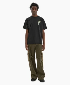 Flaneur T-Shirt Korte Mouw Tortuous Zwart
