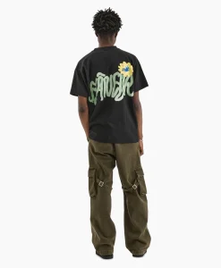 Flaneur T-Shirt Korte Mouw Tortuous Zwart