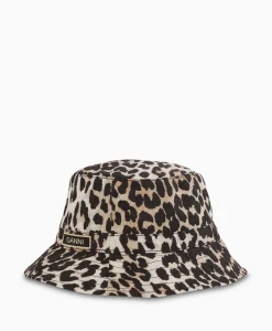 Ganni Hoed Bucket Bruin