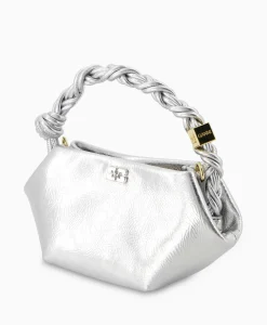 Ganni Schouder / Hand Tas Ganni Bou Mini Zilver