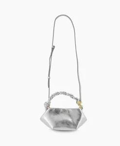 Ganni Schouder / Hand Tas Ganni Bou Mini Zilver