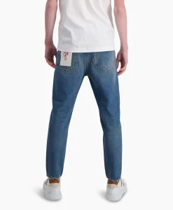 Golden Goose Broek Golden M's Happy Medium Stone Washed Blauw