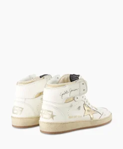 Golden Goose Sneaker Sky Star Nappa Upper Laminated Wit