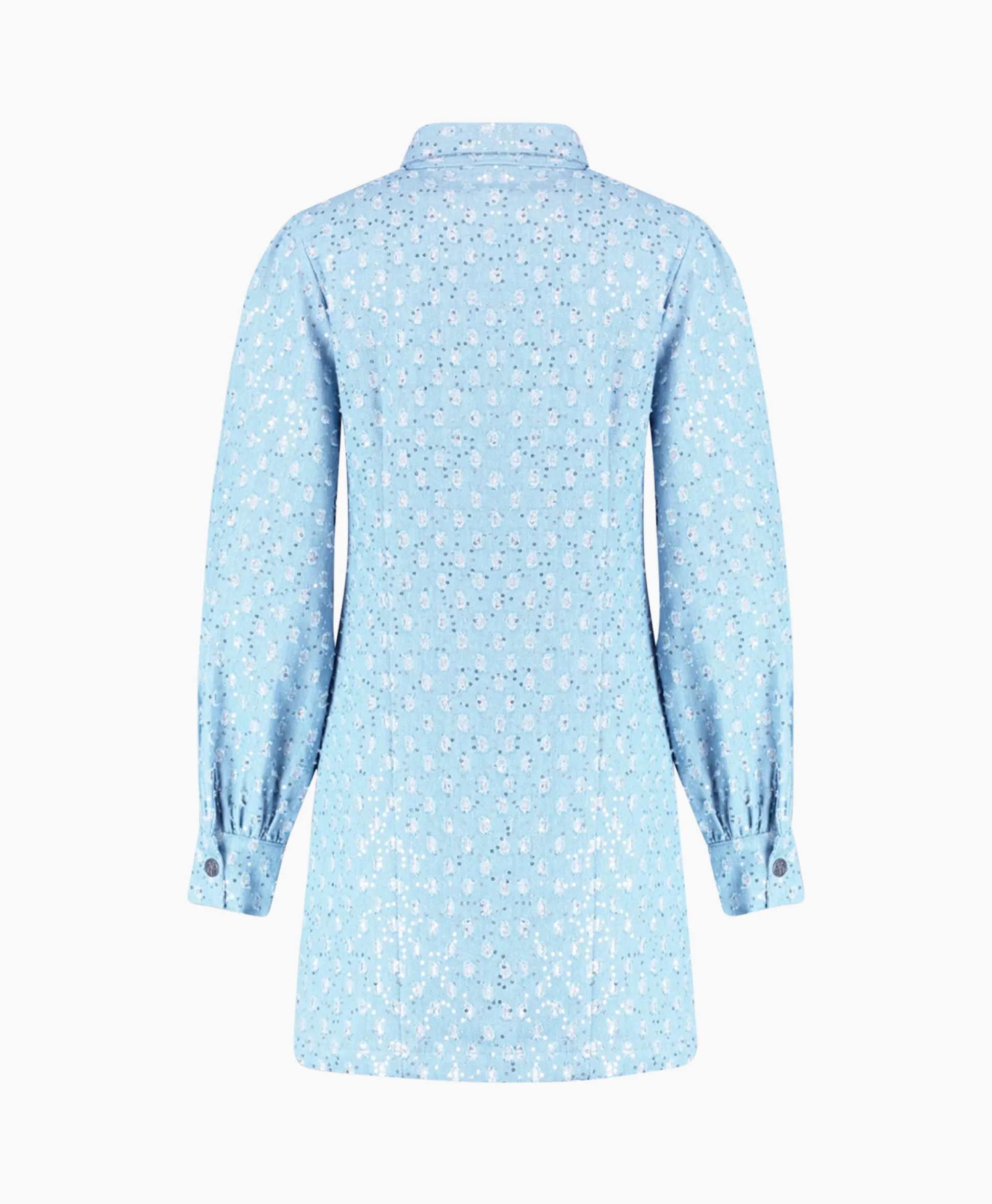 Harper & Yve Mini Jurk Flo-Dr Licht Blauw