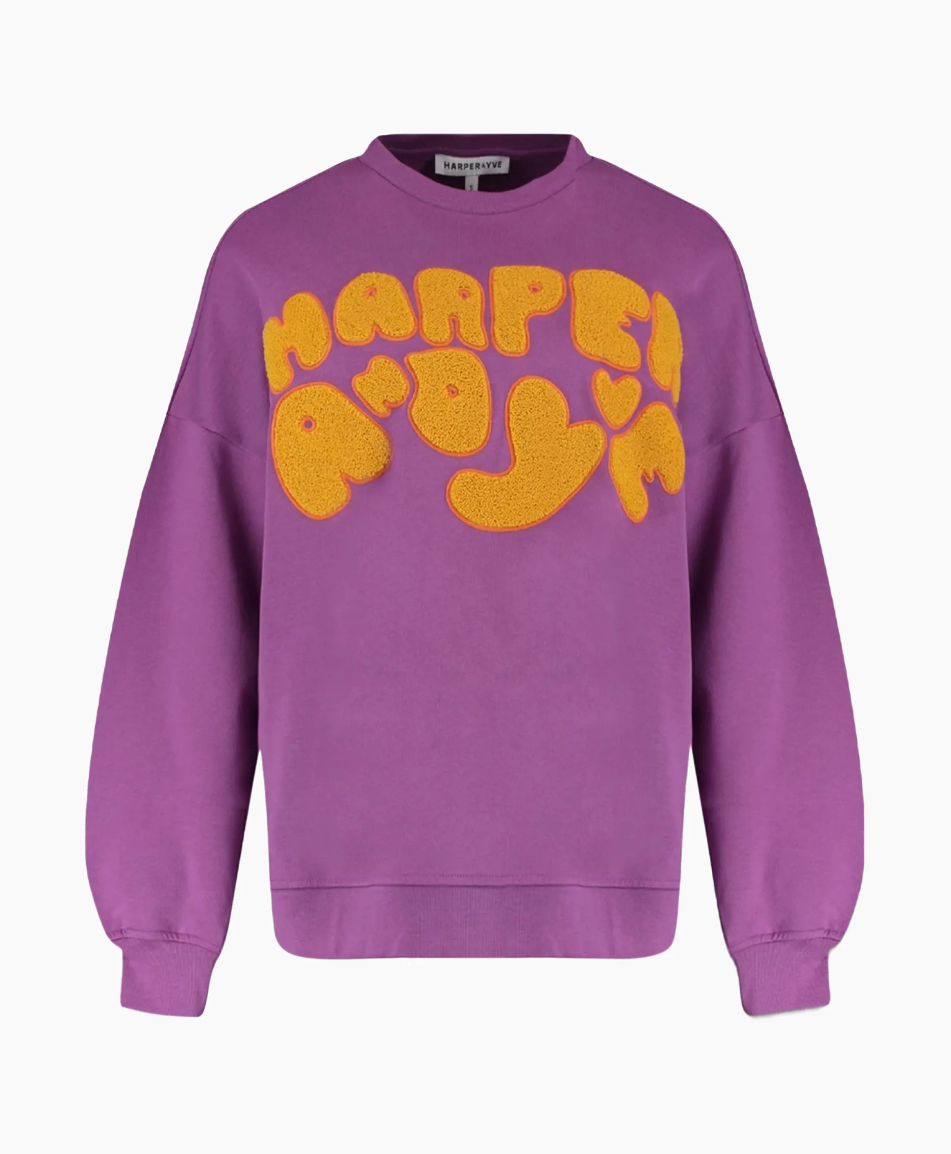 Harper & Yve Pullover Logo-Sw Paars