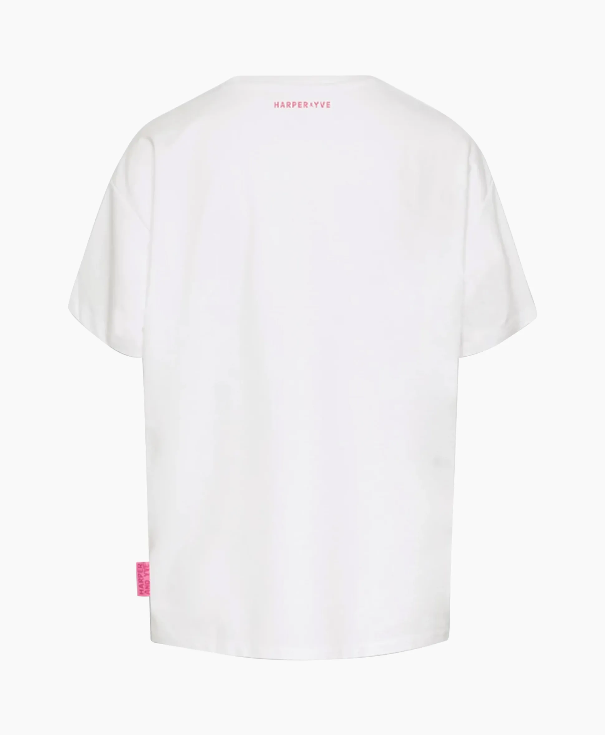 Harper & Yve T-Shirt Korte Mouw Smiley-Ss Off White