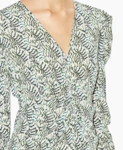 Isabel Marant Midi Jurk Albini-Ga Ecru