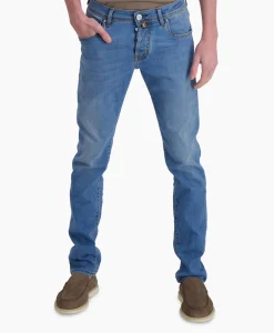 Jacob Cohen Jeans 5 Pkt Super Slim Fit Nick Midden Blauw