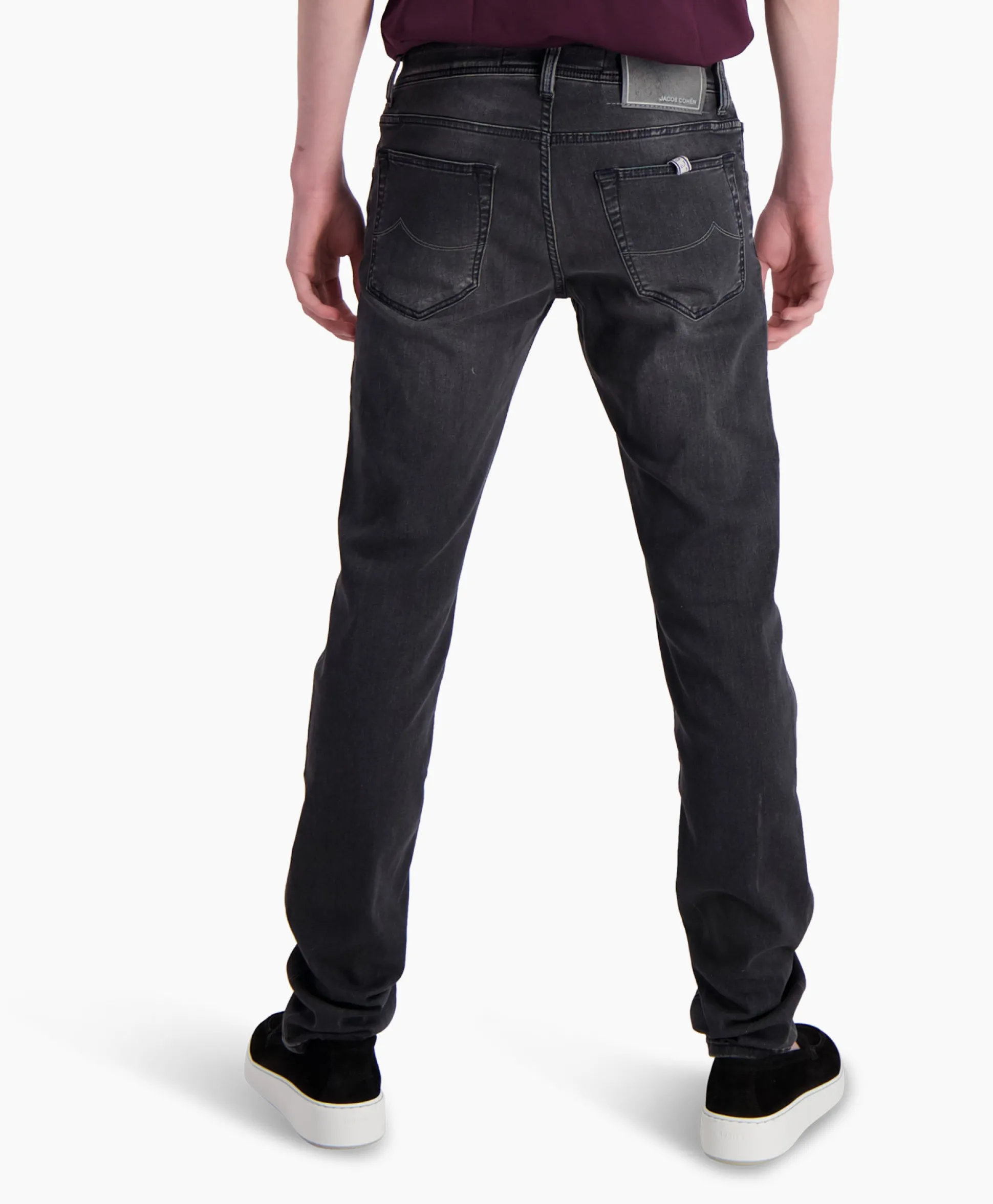Jacob Cohen Jeans 5 Pkt Super Slim Fit Nick Donker Grijs