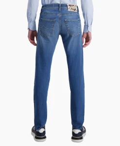 Jacob Cohen Jeans 5 Pkt Super Slim Fit Nick Donker Blauw