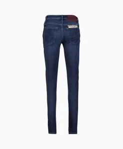 Jacob Cohen Jeans 5-Pocket Nick Slim Donker Blauw