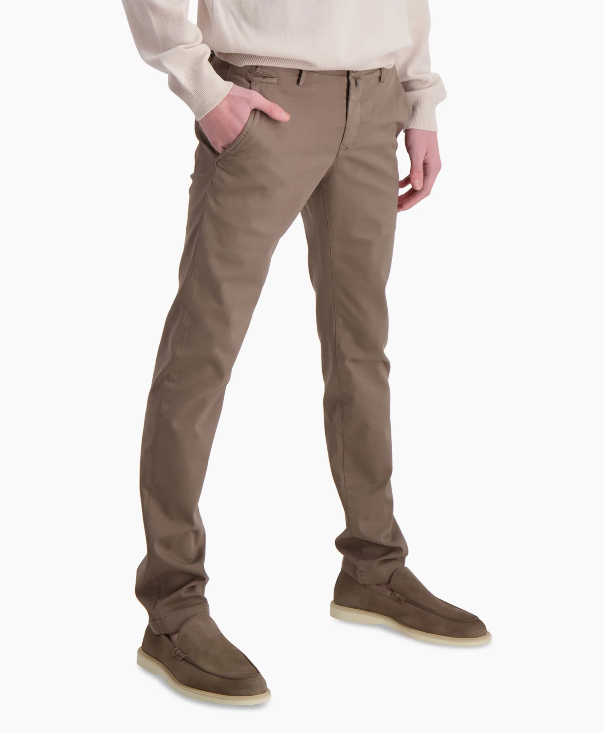 Jacob Cohen Pantalon Slim Fit Bobby Grijs