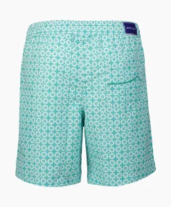 Jacob Cohen Zwembroek Circles Print Groen